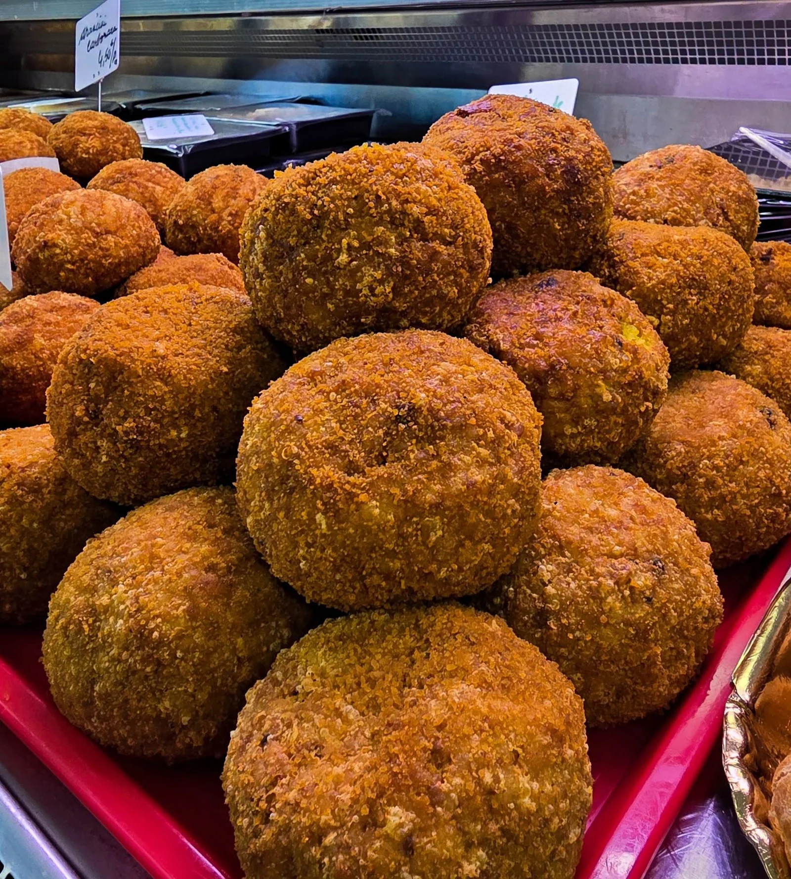 Arancini at Erofla’s counter.